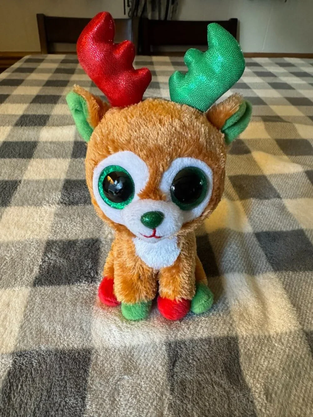 Ty Beanie Boos Tinseltoes the Christmas Reindeer 7